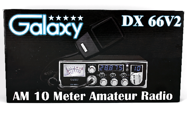 Galaxy Dx 66v2 Am Black 10 Meter Amateur Mobile Radios 