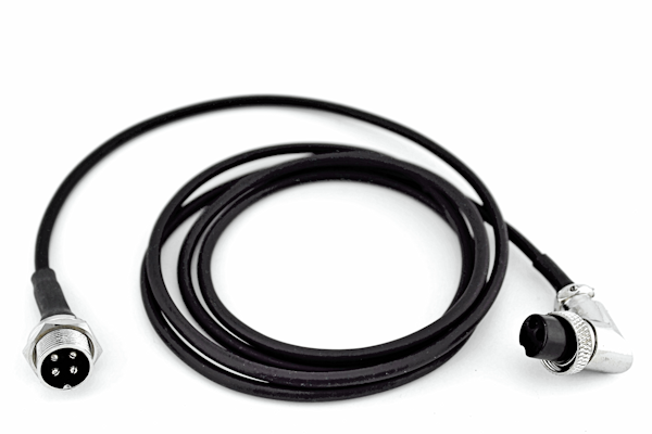 Lof of 5 Workman CP4 10" CB Radio Right Angle Microphone Extension Cord 