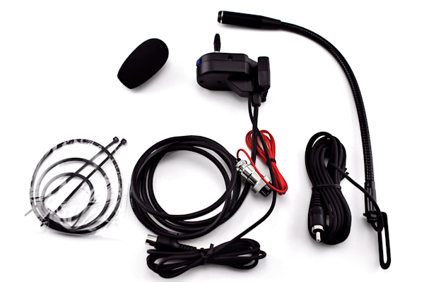 Toyocom (MS-5) - Hands Free Remote Mount CB Microphone System, Black, Factory Wired, 4-Pin Cobra-Uniden, Mobile Comm. Microphones
