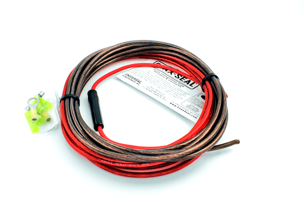 Bob's CB (TGT-HK10-14) - 14ft 10 AWG Hookup Kit, Red/Black Wire, 30 Amp AGC Fuse and Inline Fuse Holder, Coax Seal, Hookup Wire