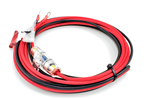 Bob's CB (TGT-HW817-RD-BL) - 17ft 8 AWG Hookup Kit, Red/Black Wire, 60 Amp Mini ANL Fuse and Fuse Holder, Hookup Wire