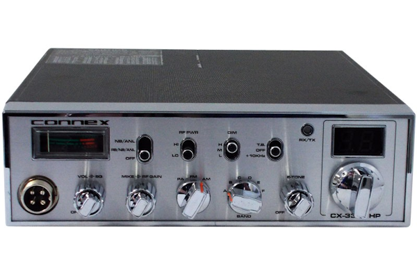 Connex (CX-3300HP)  - AM/FM/PA,  Black, 10 Meter Amateur Mobile Radios