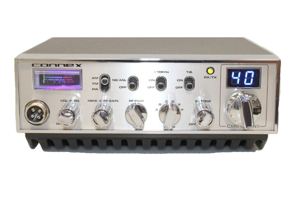 Connex (CX-46-TURBO-N1) - AM/FM/PA, Black, 10 Meter Amateur Mobile