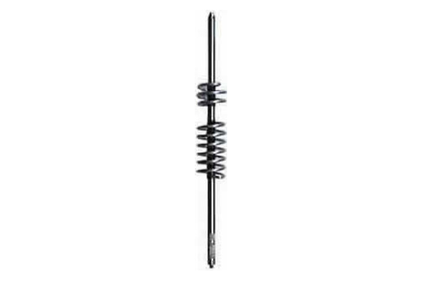 Predator 10-K (K-2-6) - Light-Weight Aircraft Aluminum Construction, Dual Round Coil, Tunable, 6in Shaft, 58in Stainless Steel Whip, 10K Watt, 26-28MHz, Center Loaded, Mobile CB Antennas