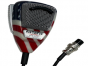 Astatic (636L4-PIN-SNS) - 636L Noise Canceling CB Microphone, Stars N Stripes w/Black Cord, Professionally Wired In-House, 4-Pin Cobra-Uniden, Mobile Comm. Microphones