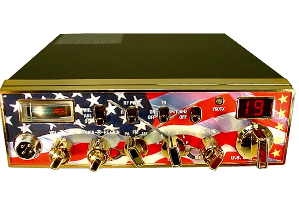 Freedom Faceplates (USGEN5-STAR) - General Lee, 5-Star, US Flag, With Front  Mic Jack, Radio Faceplates
