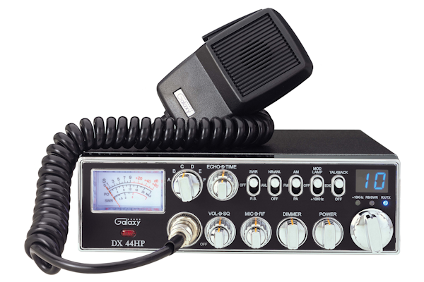 Galaxy (DX 44HP)  - AM/FM/PA,  Black, 10 Meter Amateur Mobile Radios