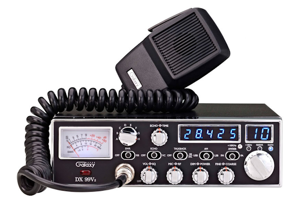 Galaxy (DX 99V2)  - AM/FM/USB/LSB/PA,  Black, 10 Meter Amateur Mobile Radios