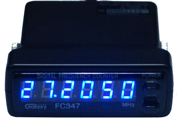 Galaxy (FC 347) - 6-Digit Blue LED Display, Universal - For Use With CB's and Amateur Radios, Dimmer Control, Frequency Counter