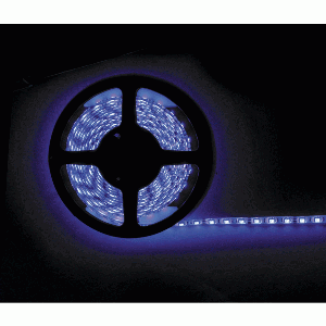 ~Install Bay (IBLED-5MRGB-1) -  300 LED Strip Roll, 16 Different Selectable Colors, 16ft Long, 12V, Self-Adhesive Backing, LEDs