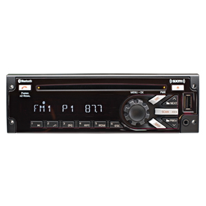 Delphi (PP807006) - Heavy-Duty AM/FM/MP3/WMA/WB CD Player with Integrated SiriusXM Satellite Radio and Bluetooth, BUNDLED with Peiker Bluetooth Mic & Satellite Radio Antenna, AM/FM Radios