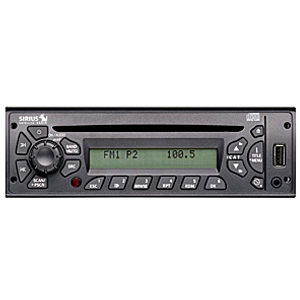 ~Delphi (PP103800) - Heavy-Duty AM/FM/MP3/WB CD Player with Integrated Sirius Satellite Radio, AM/FM Radios