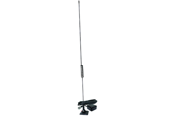 ProComm (PC-SGM/MKT) - Disguise Glass Mount Scanner Antenna Kit,  15ft Coax, Motorola Plug, Motorola to BNC Connector, 27in Tall, Stainless Steel Whip, Black, 30-1200MHz, Scanner Antennas
