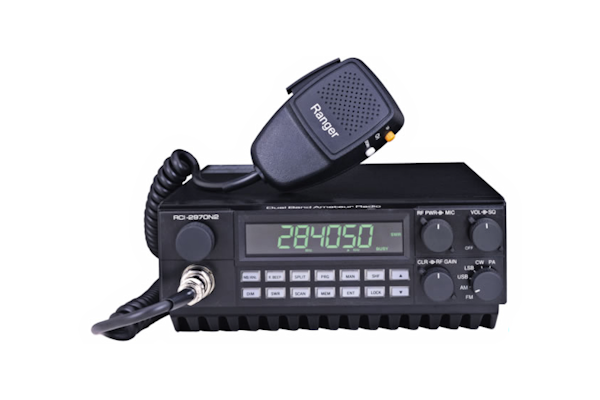 Ranger (RCI-2970N2) - AM/FM/USB/LSB/CW/PA, Black, 10 & 12 Meter Amateur Mobile Radios