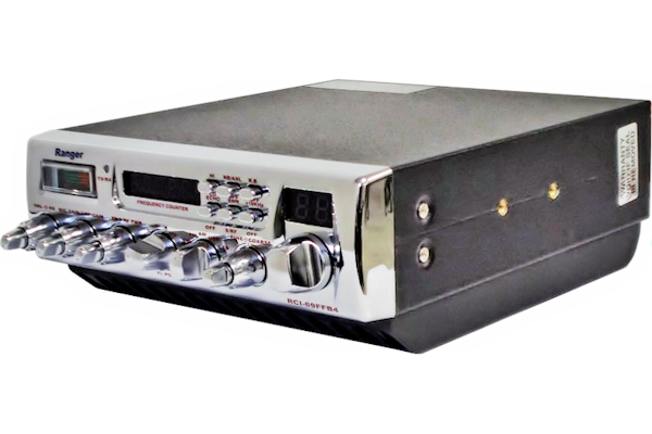 Ranger (RCI-69FFB4) - AM/FM/USB/LSB/CW, Black with Chrome Face, 10 Meter Amateur Mobile Radio