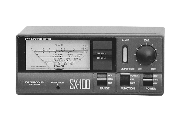 Diamond Antenna (SX-100) - Precision SWR/PWR Meter, 1.6