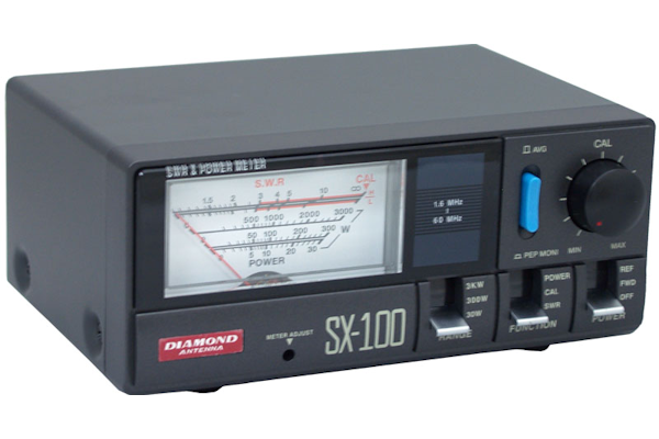 Diamond Antenna (SX-100) - Precision SWR/PWR Meter, 1.6