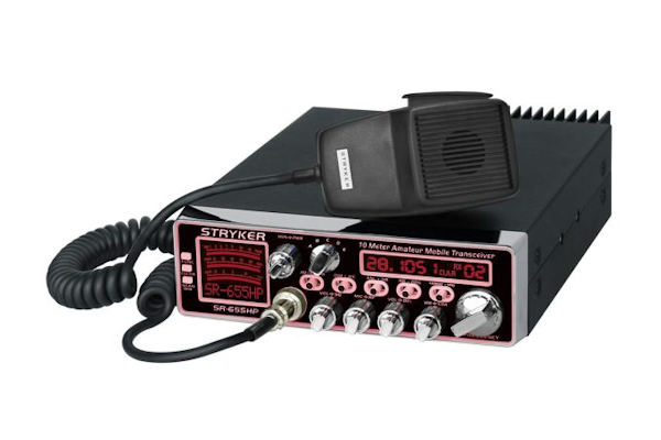 Stryker (SR-655HPC) - AM/FM/PA, 7-Color LED Backlit Display, Black, Factory Warranty Only, 10 Meter Mobile Amateur Radios