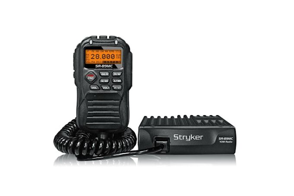 ~Stryker (SR-89MC) - AM/FM, 3-Color Backlit Wide-Angle LCD Display, Compact, Black, Factory Warranty Only, 10 Meter Mobile Amateur Radios