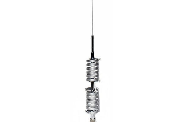 Browning (BR-87) - Aluminum Flat Coils, Tunable, 0in Shaft, 51 1/4in Whip, 2in Coils, 15K Watt, 25-30MHz, Bottom Loaded, Mobile CB Antennas