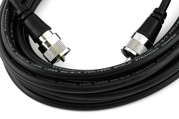Browning BR-8X-18 18-Feet Heavy-Duty CB Antenna Cable 