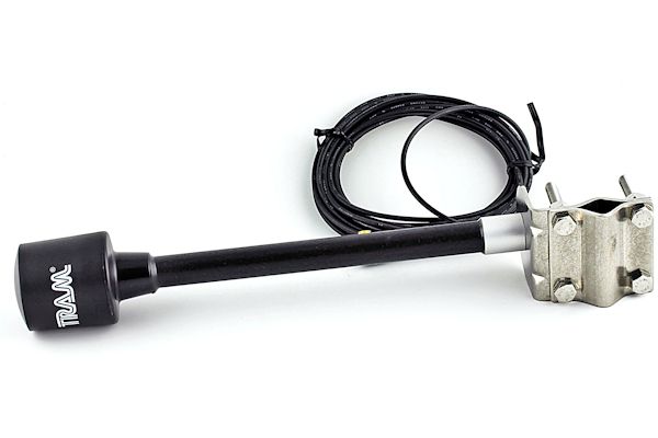 Tram (7743) - XM Hi-Performance/Sirius Combo, Mirror Mount, 17ft HD RG-174 Coax, Right Angle SMB Female Connector, 10in Tall, Truck Satellite Radio Antennas
