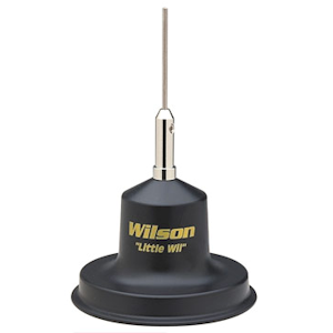 Wilson (305-38) - Little Wil Magnet Mount Antenna Kit, Tunable, 36in Whip, Black Coil, 300 Watt, 26-30MHz, Base Loaded, Mobile CB Antennas