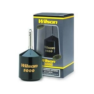 Wilson (880-200154B) - Wilson 5000 Series Roof Top Mount Antenna Kit, Tunable, 62.5in Whip, Black Coil, 5000 Watt, 26-30MHz, Base Loaded, Mobile CB Antennas