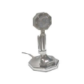~Workman (#SS4) - Super Star Silver Salute Amplified Desk Microphone, Base Communication Microphone