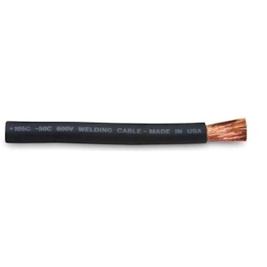 Carol Brand (01774) -  Carolprene 1/0 (0 AWG) Welding Cable, Black, Sold by the Foot, Hookup Wire